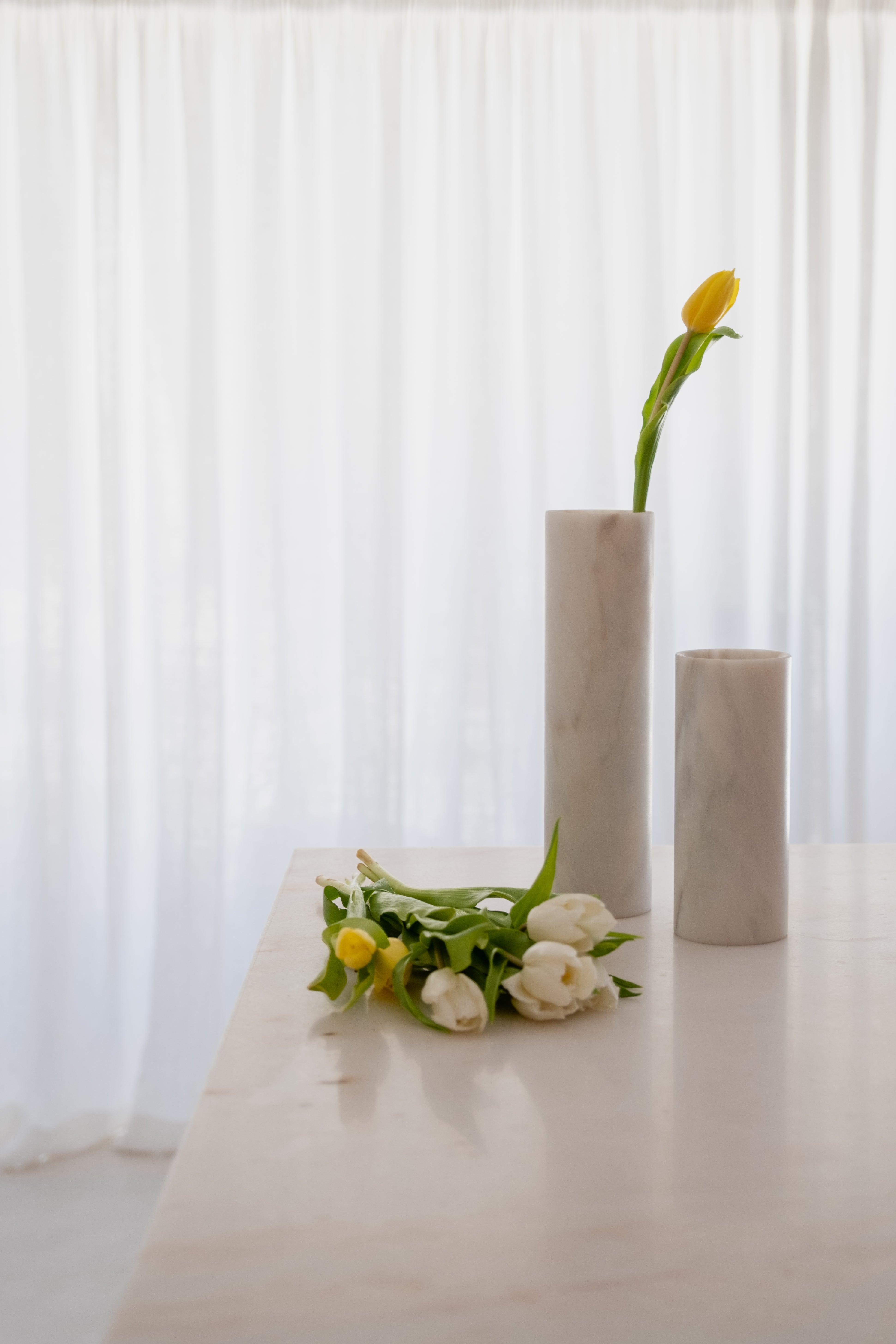 PEDRA – Sculptural Vase in Marble