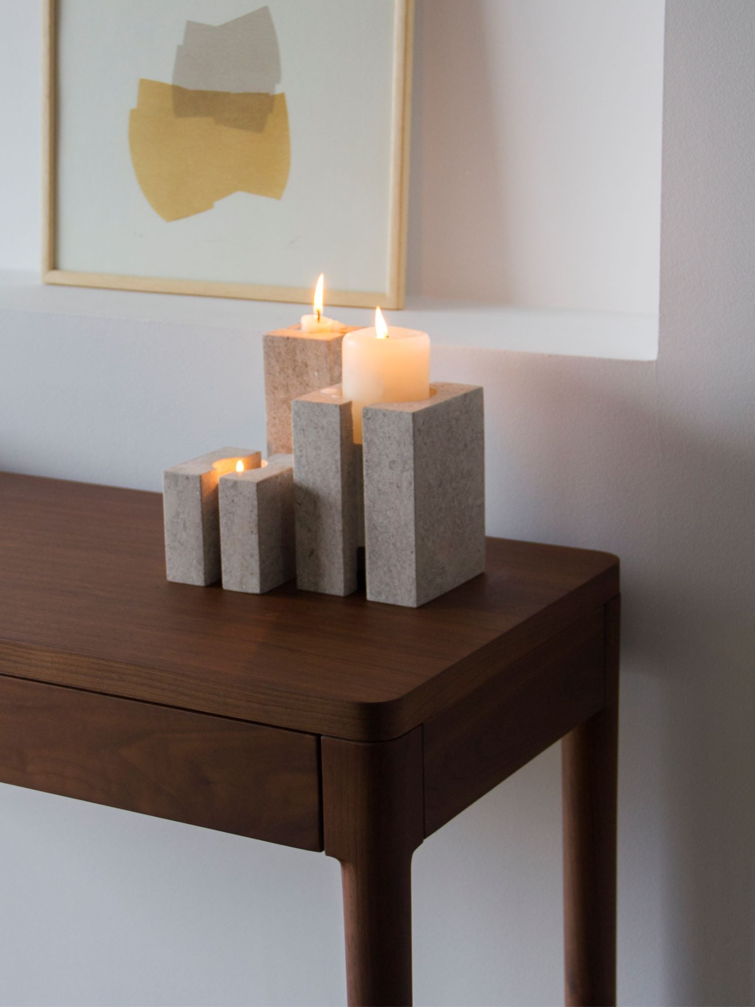CRAG Blanket x LEVE Candle Holder