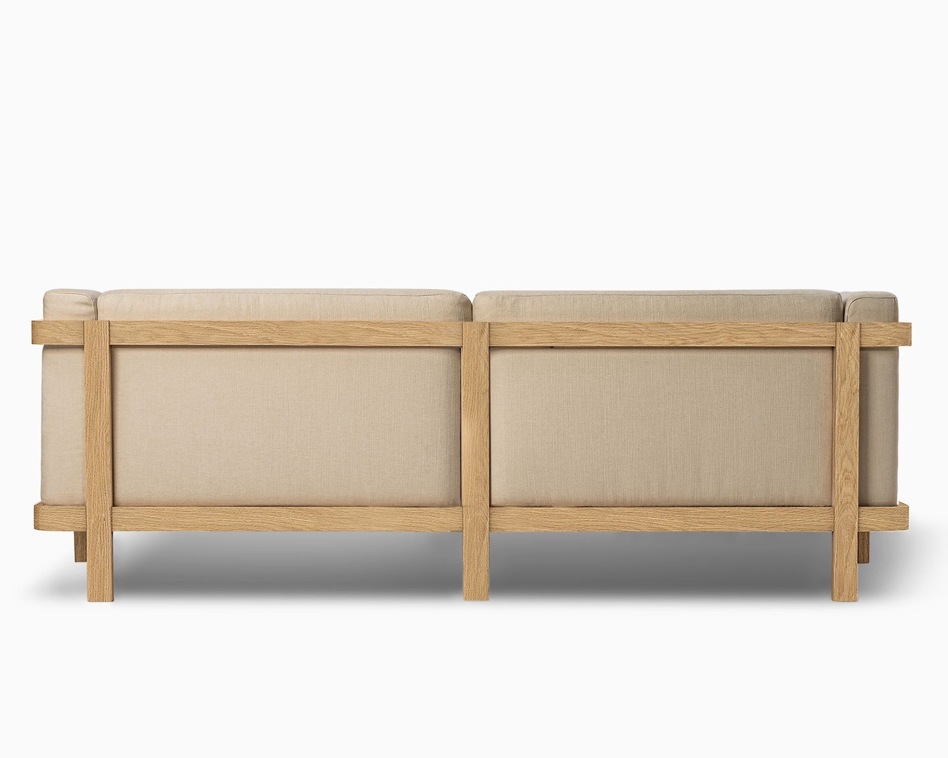 2x LIFT – Lounge Chair  & Three Seat Sofa in Solid Wood and Customizable Seat