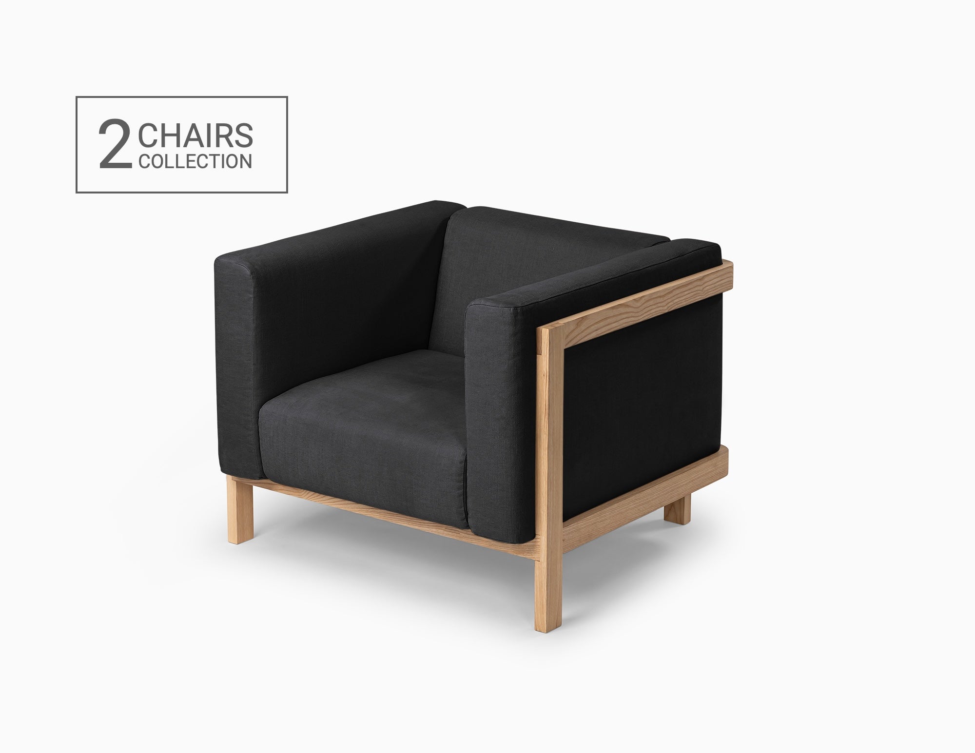 Bundle & Save – Design Set of 2 LIFT Lounge Chairs in Ash
