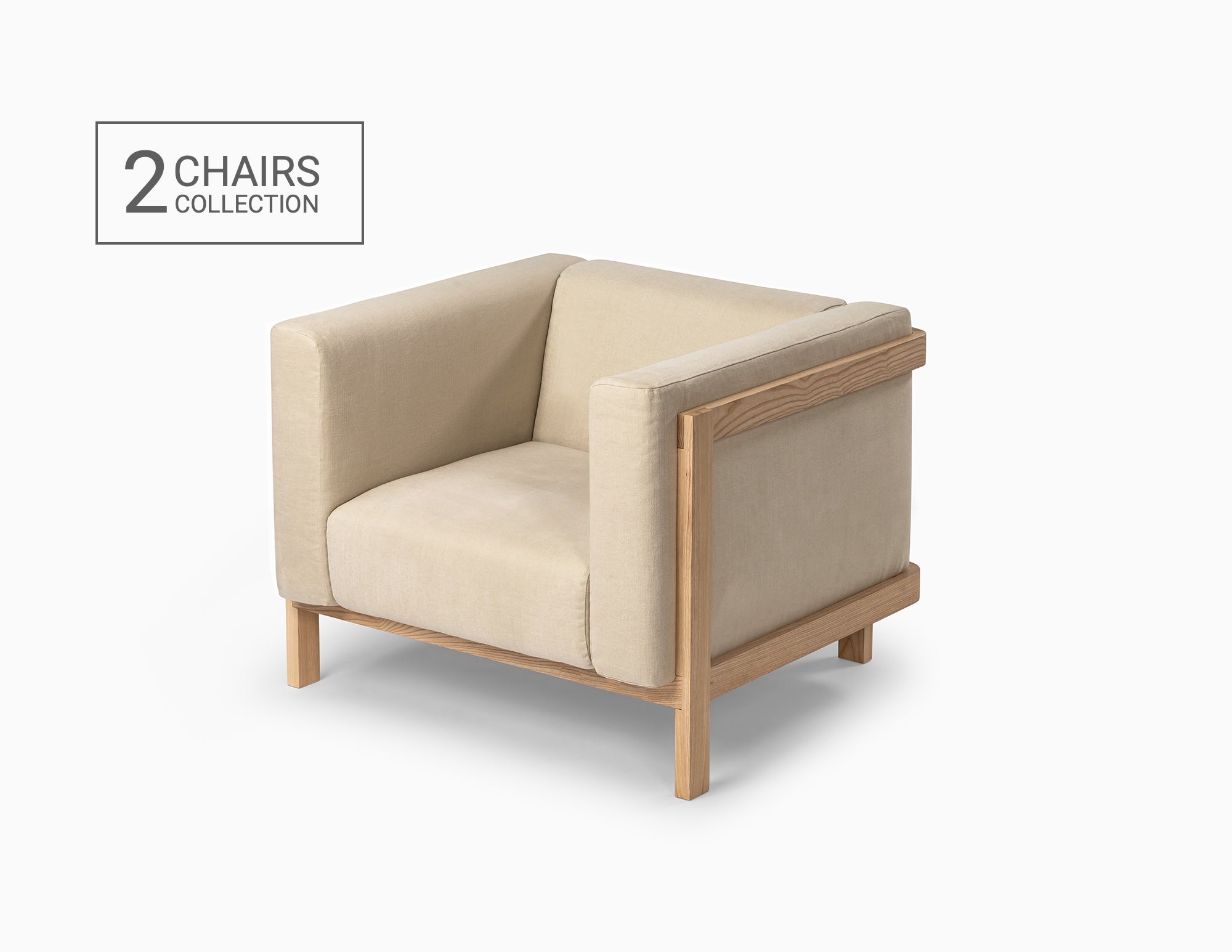 Bundle & Save – Design Set of 2 LIFT Lounge Chairs in Ash