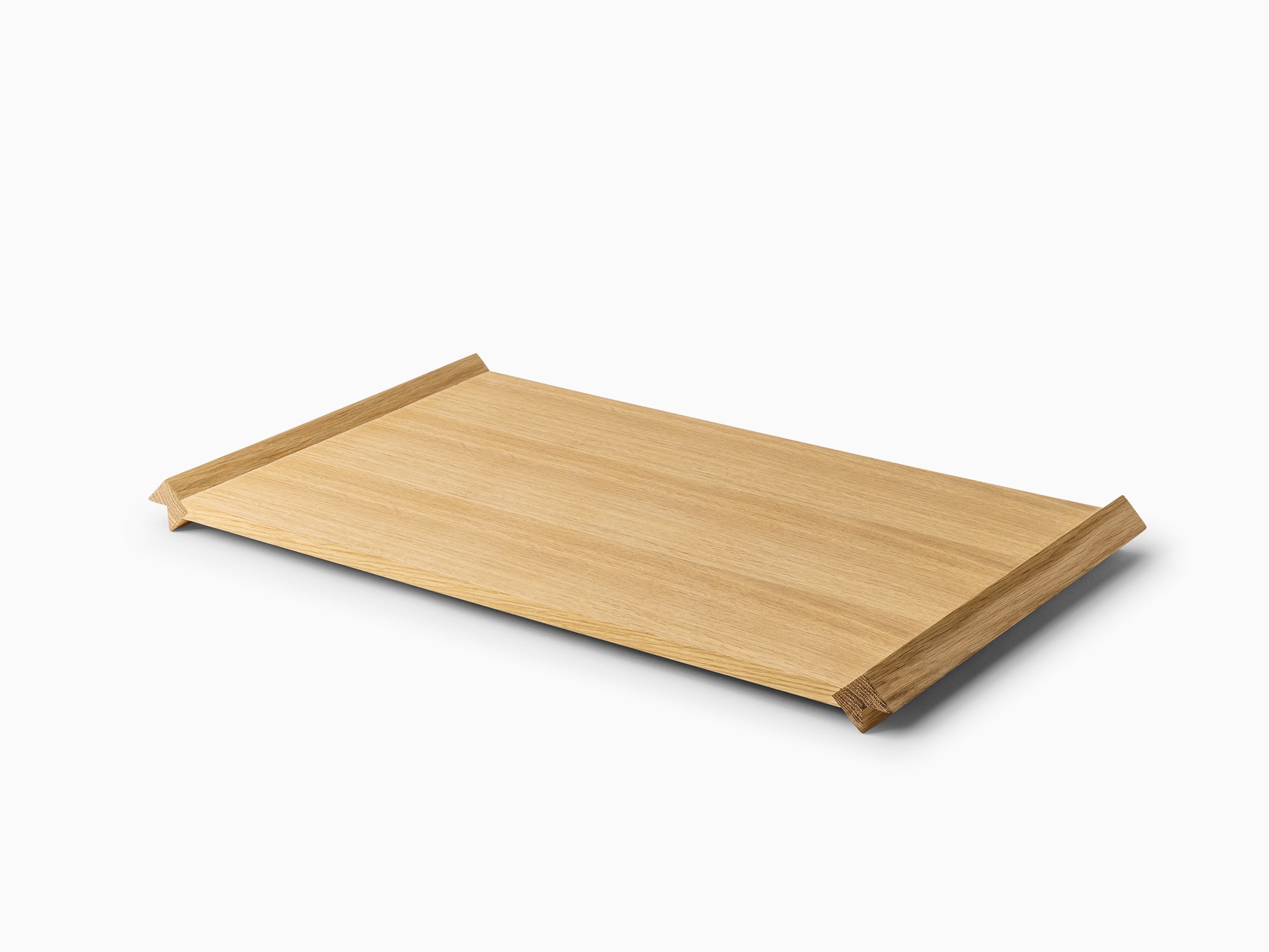 Minimalist Oak Wood Tray - Set 2 pieces