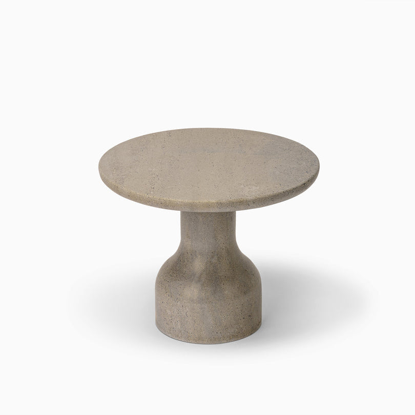 PESO Set – 3x Minimalist Round Side Table in Limestone