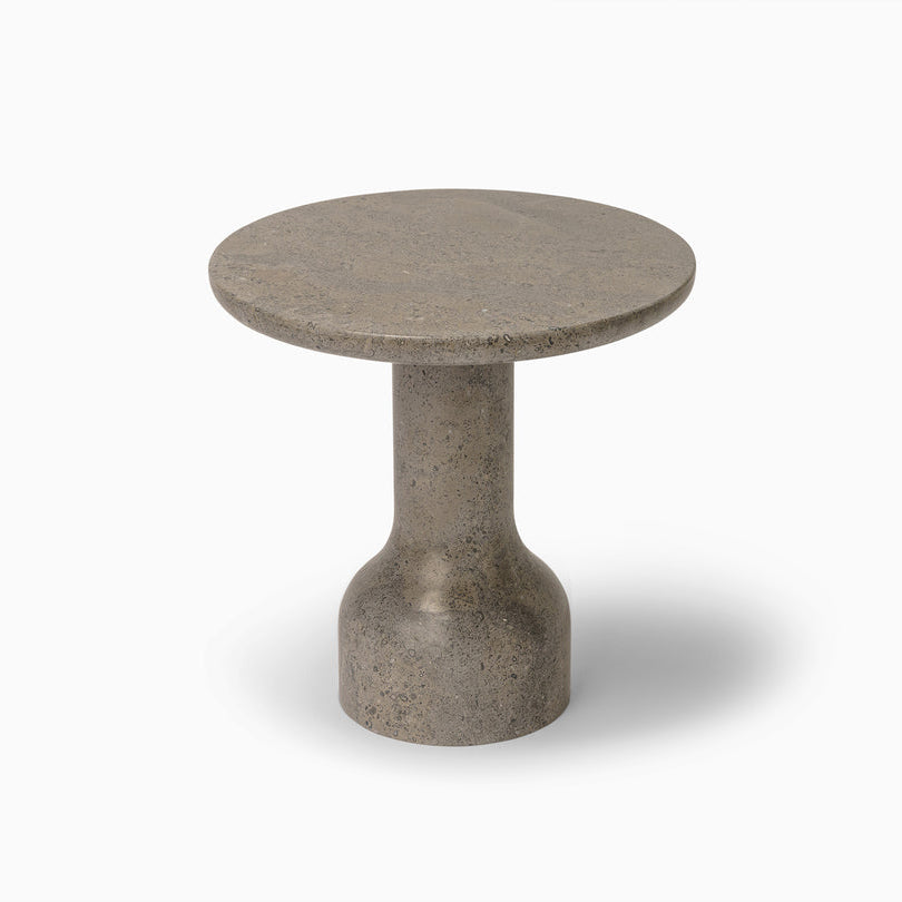 PESO Set – 3x Minimalist Round Side Table in Limestone