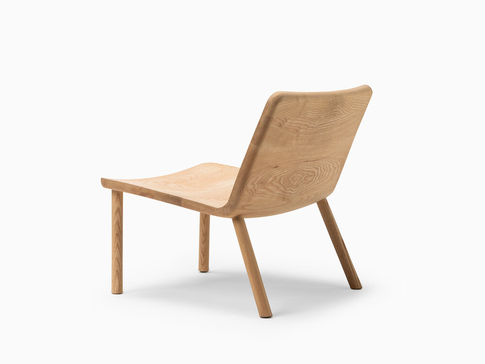 Minimalist Modern Lounge Chair in Natural Ash Allay - 2 Lounge Chairs