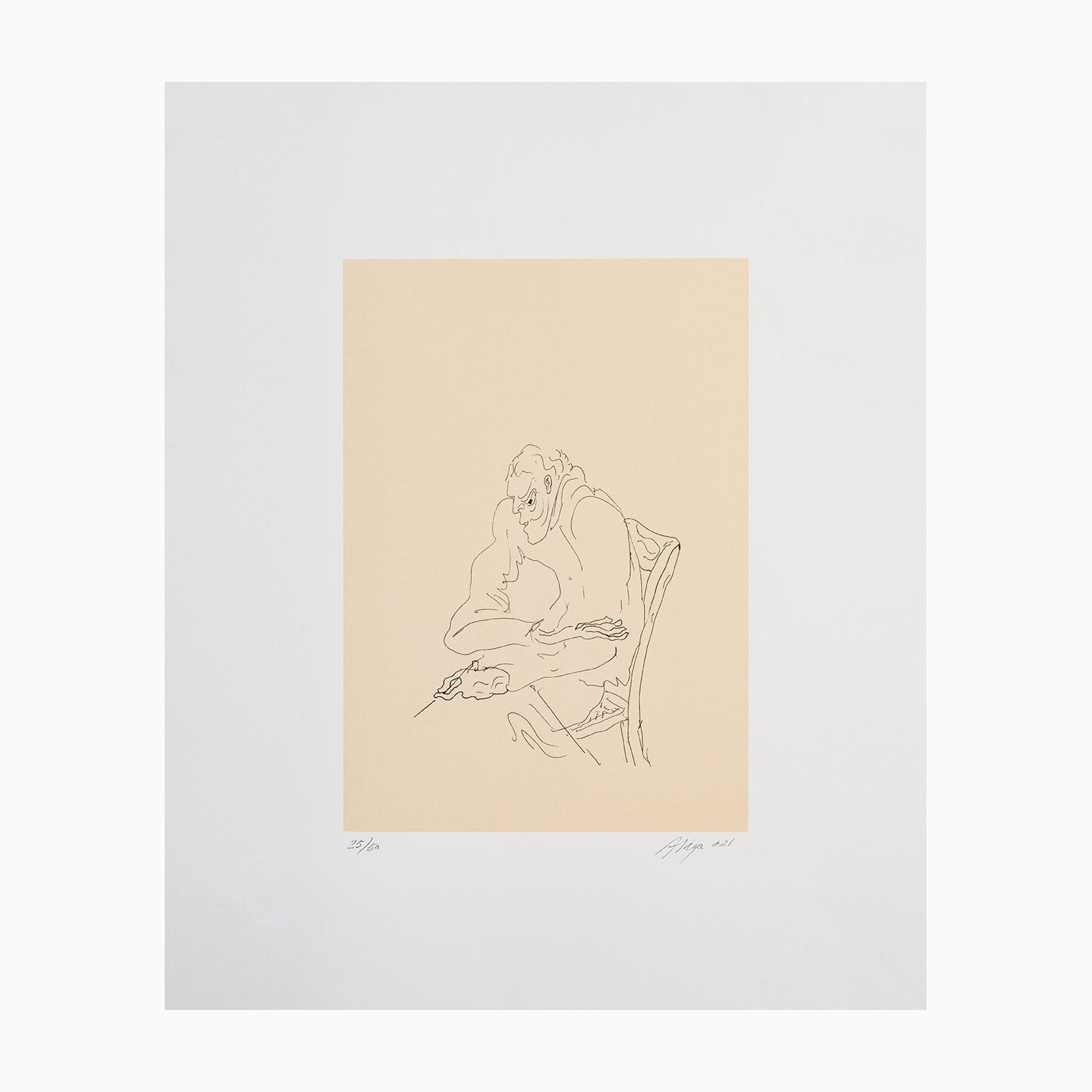 DESENHO – Minimalist Silkscreen Print by Álvaro Siza Vieira