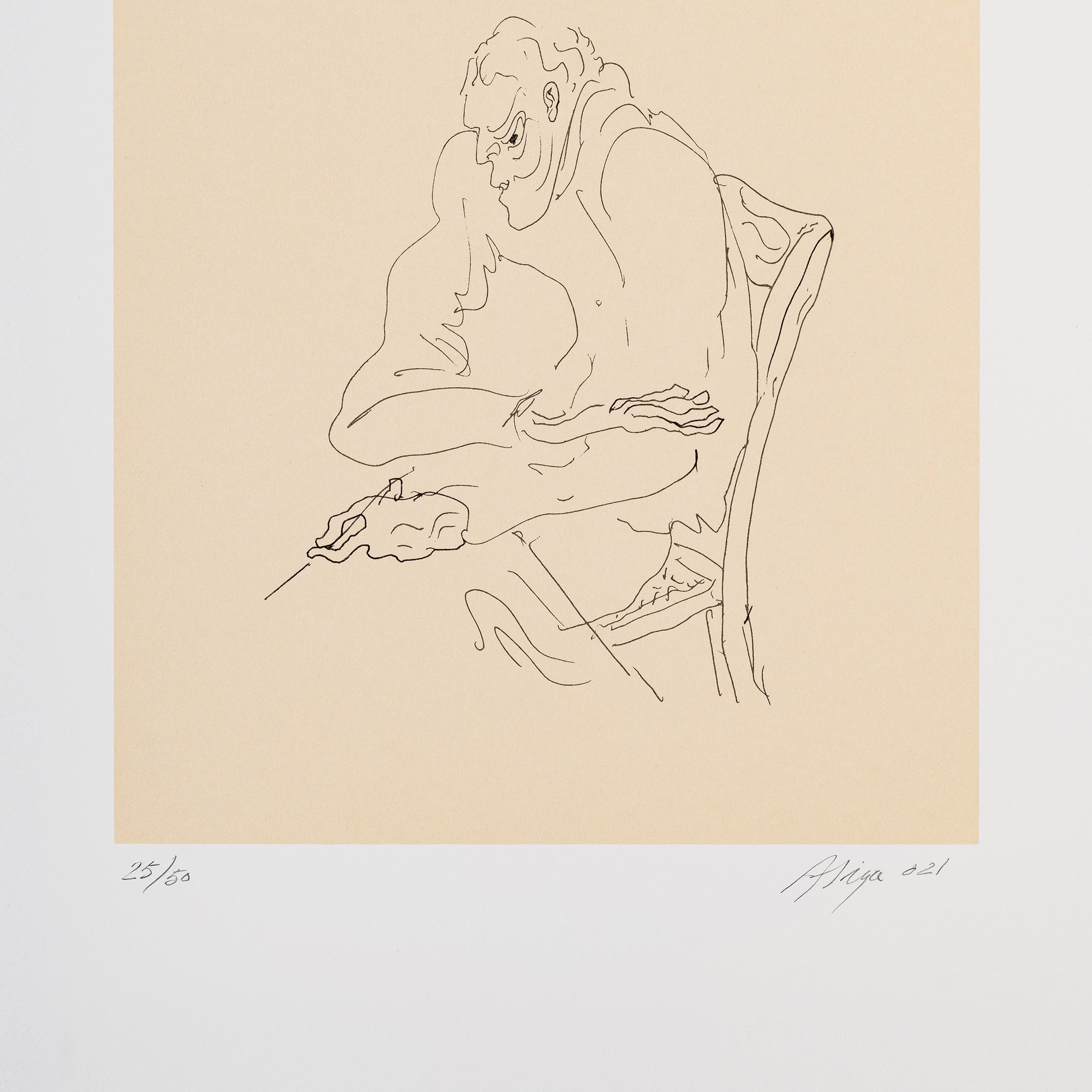 DESENHO – Minimalist Silkscreen Print by Álvaro Siza Vieira